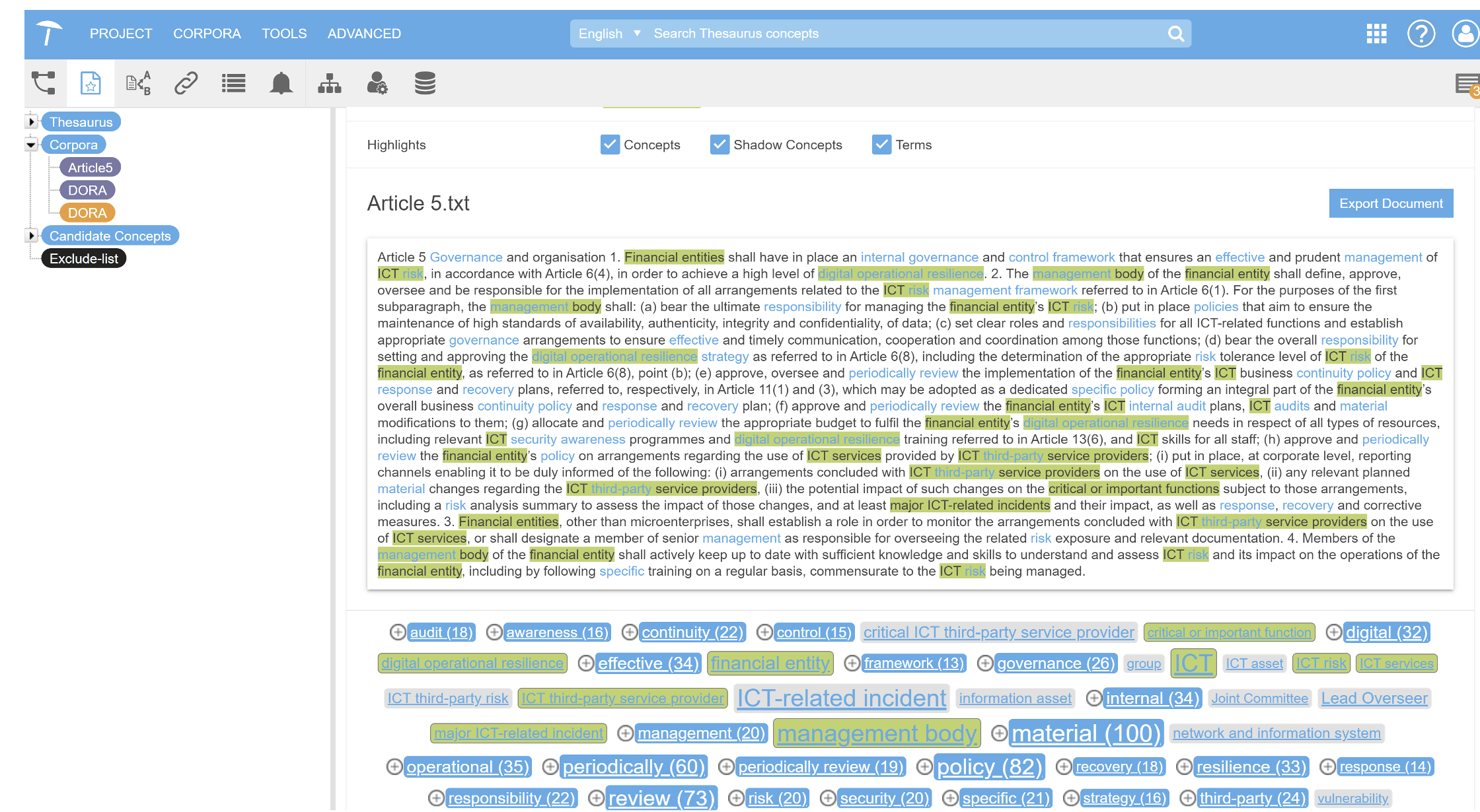 Regulatory GraphRAG - screenshot 4